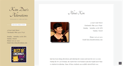 Desktop Screenshot of kimalterations.com